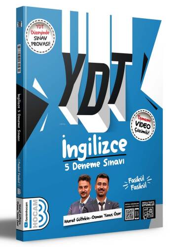 2024 YDT İngilizce 5 Deneme Sınavı Benim Hocam Yayınları - 1