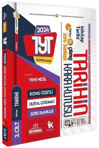 2024 YKS-TYT Tarihin Kara Kutusu 2.CİLT Dijital Çözümlü Konu Özetli ÖSYM Çıkmış Soru Havuzu Bankası - 1