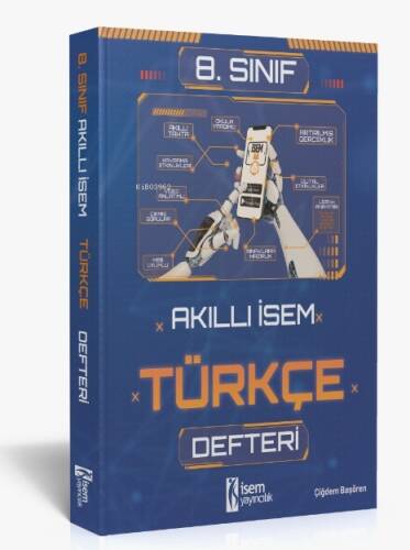 2025 Akıllı 8. Sınıf Türkçe Defteri İsem Yayıncılık - 1