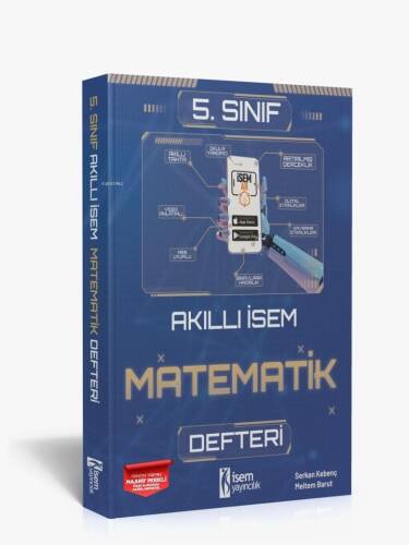 2025 Akıllı İsem 5.Sınıf Matematik Defteri - 1