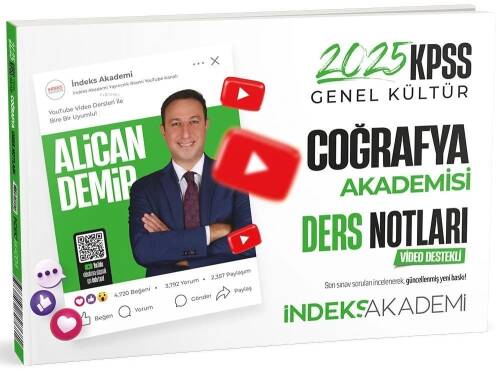 2025 KPSS Coğrafya Akademisi Video Ders Notları - 1