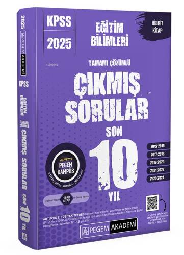 2025 KPSS Eğitim Bilimleri Tamamı Çözümlü Çıkmış Sorular Son 10 Yıl - 1