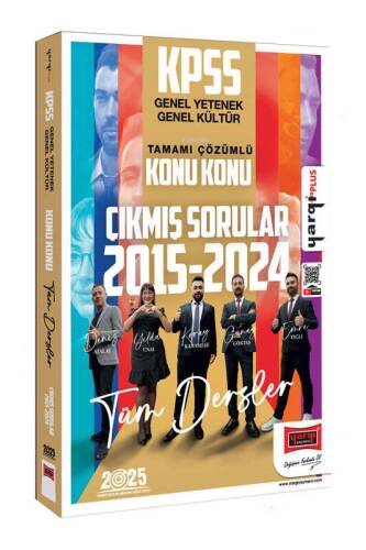 2025 KPSS GK-GY 2015-2024 Tamamı Çözümlü Konu Konu Çıkmış Sorular - 1