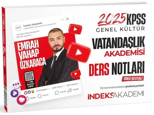 2025 KPSS Vatandaşlık Akademisi Video Ders Notları - 1