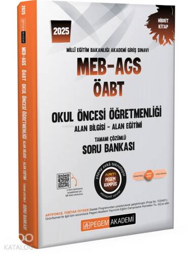 2025 MEB-AGS-ÖABT Okul Öncesi Öğretmenliği Alan Bilgisi - Alan Eğitimi Tamamı Çözümlü Soru Bankası - 1