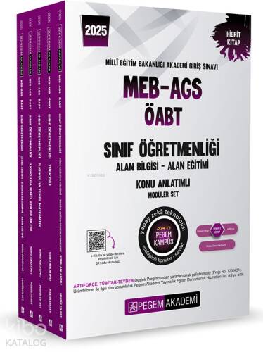 2025 MEB-AGS-ÖABT Sınıf Öğretmenliği Konu Anlatımlı Set (5 Kitap) - 1