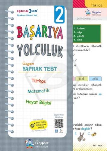 2.Sınıf Başarıya Yolculuk - Yaprak Test - 1