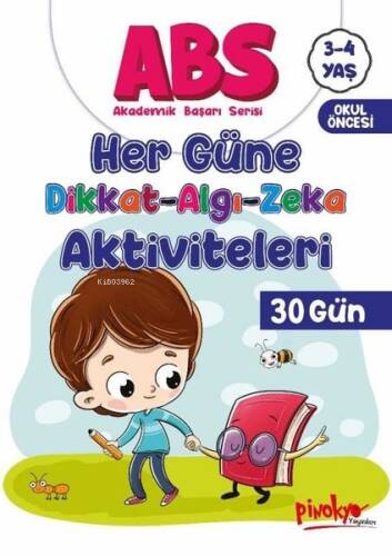 3 - 4 Yaş ABS - Her Güne Dikkat Algı Zeka Aktiviteleri 30 Gün - 1