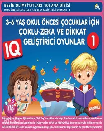 3-6 Yaş Okul Öncesi Çocuklar İçin Çoklu Zeka ve Dikkat Geliştirici Oyunlar 1 (3-4-5-6 Yaş) - 1