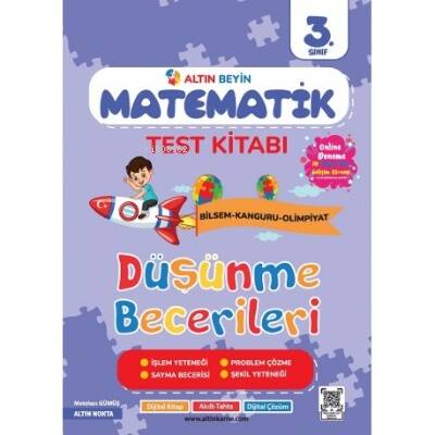 3. Sınıf Altın Beyin Matematik Test Kitabı - 1