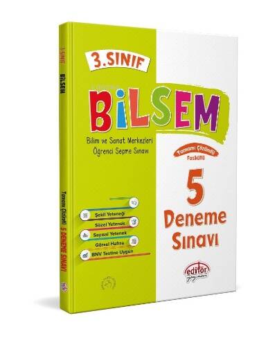 3. Sınıf Bilsem Tamamı Çözümlü 5 Fasikül Deneme Sınavı - 1