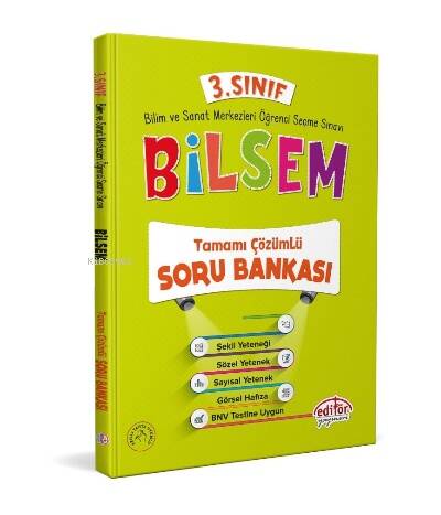 3. SINIF BİLSEM TAMAMI ÇÖZÜMLÜ SORU BANKASI - 1