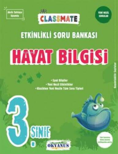 3. Sınıf Classmate Hayat Bilgisi Etkinlikli Soru Bankası - 1