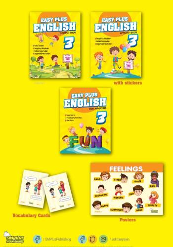 3. Sınıf Easy Plus English Set(Full Set Kartlı) - 1