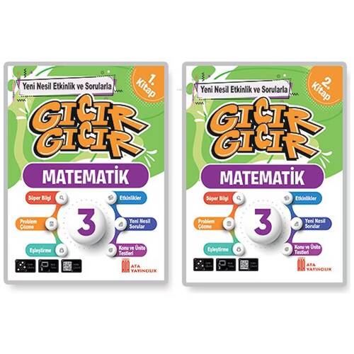 3. Sınıf Gıcır Gıcır Matematik 1 Ve 2. Kitap - 1