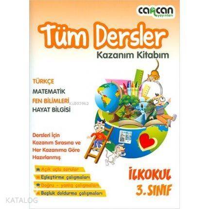 3. Sınıf Tüm Dersler Kazanım Kitabım - 1