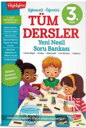 3. Sınıf Tüm Dersler Yeni Nesil Soru Bankası - 1