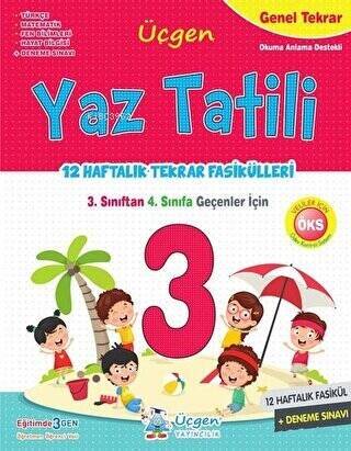 3. Sınıf Yaz Tatili 12 Haftalık Tekrar Çalışmaları - 1