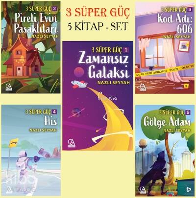 3 Süper Güç-5 Kitap Set - 1