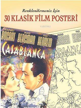 30 Klasik Film Posteri; Renklendirmeniz İçin - 1