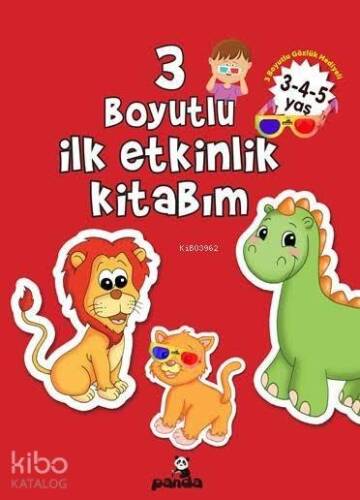 3+4+5+ Yaş - 3 Boyutlu İlk Etkinlik Kitabım - 1