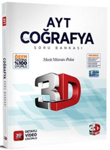 3D Yayınları AYT Coğrafya Soru Bankası - 1