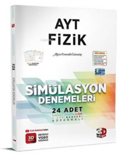 3D Yayınları AYT Fizik Simülasyon Denemeleri - 1