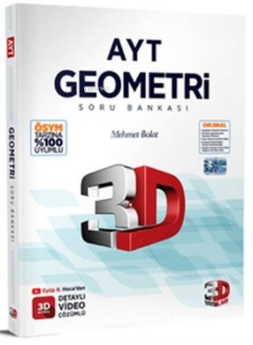 3D Yayınları AYT Geometri Soru Bankası - 1