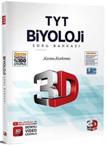 3D Yayınları TYT Biyoloji Soru Bankası - 1