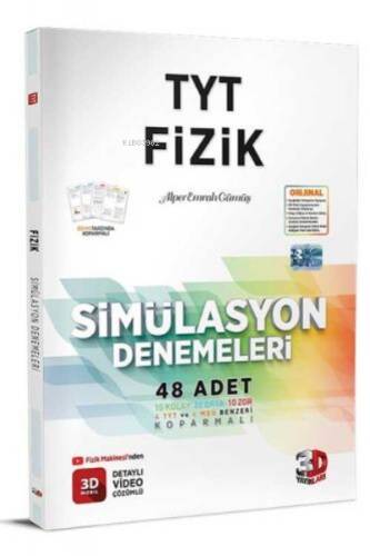 3D Yayınları TYT Fizik Simülasyon 48 Deneme - 1