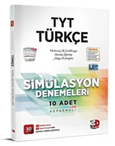 3D Yayınları TYT Türkçe Simülasyon 10 Deneme - 1