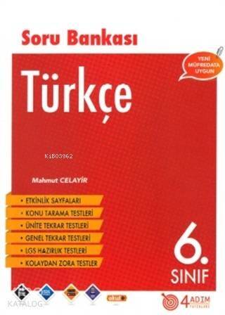 4 Adım - 6. Sınıf Türkçe Soru Bankası - 1