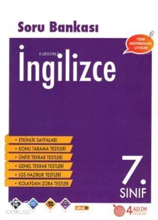 4 Adım - 7. Sınıf İngilizce Soru Bankası - 1