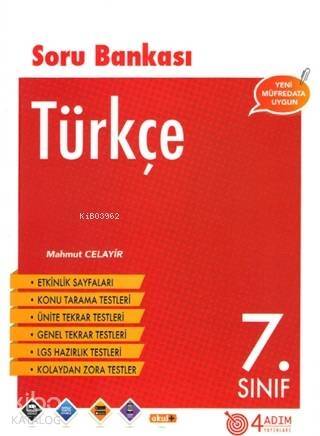 4 Adım - 7. Sınıf Türkçe Soru Bankası - 1