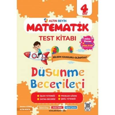 4. Sınıf Altın Beyin Matematik Test Kitabı - 1