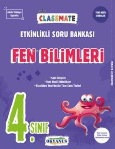 4. Sınıf Classmate Fen Bilimleri Etkinlikli Soru Bankası - 1