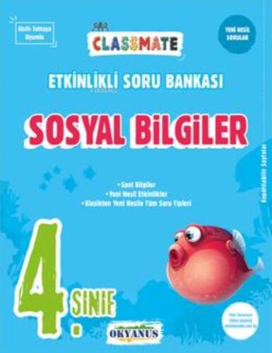 4. Sınıf Classmate Sosyal Bilgiler Etkinlikli Soru Bankası - 1