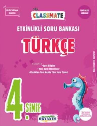 4. Sınıf Classmate Türkçe Etkinlikli Soru Bankası - 1