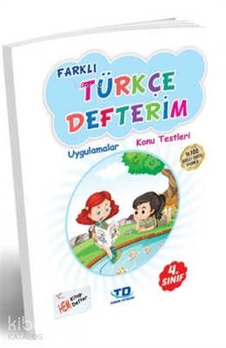 4. Sınıf Farklı Türkçe Defterim Uygulamalar - Konu Testleri - 1