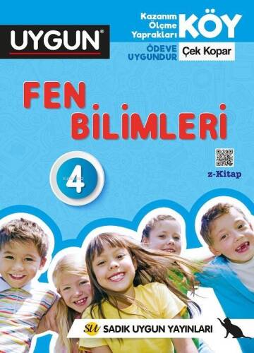 4. Sınıf Fen Bilimleri KÖY Çek Kopart Yaprak Test - 1