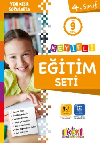 4. Sınıf Keyifli Eğitim Seti (9 Kitap) - 1