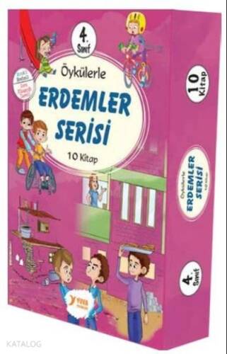 4. Sınıf Öykülerle Erdemler Serisi (10 Kitaplık Set) - 1