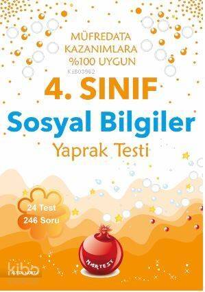 4. Sınıf Sosyal Bilgiler Yaprak Testi - 1