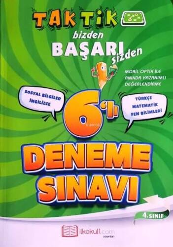 4. Sınıf Tüm Dersler 6'lı Deneme Sınavı - 1