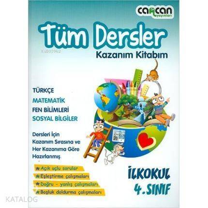 4. Sınıf Tüm Dersler Kazanım Kitabım - 1