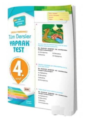 4. Sınıf Tüm Dersler Yaprak Test Okula Yardımcı - 1