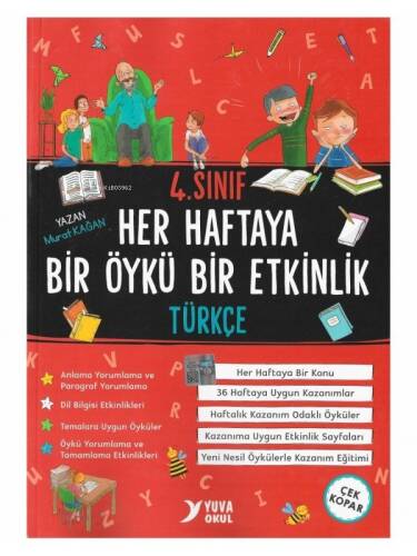 4. Sınıf Türkçe Her Haftaya Bir Öykü Bir Etkinlik - 1