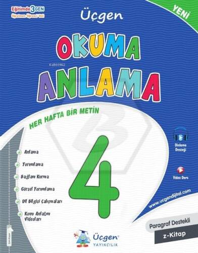 4. Sınıf Türkçe - Okuma Anlama - 36 Hafta - 2024 - 1