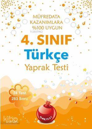 4. Sınıf Türkçe Yaprak Testi - 1