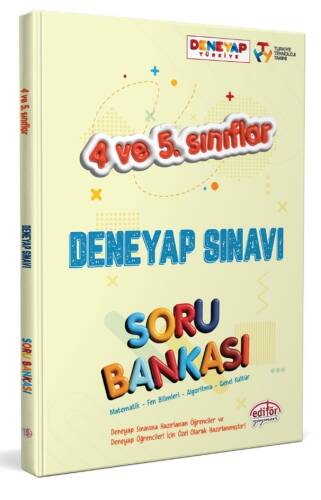 4 Ve 5. Sınıflar Deneyap Sınavı Soru Bankası - 1